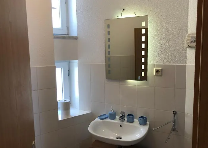 アパート Ruhige Bei Der Burg Im Og2